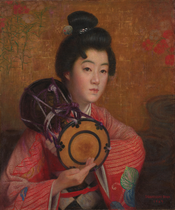 岡田三郎助《婦人像》1907（明治40）年　石橋財団ブリヂストン美術館蔵