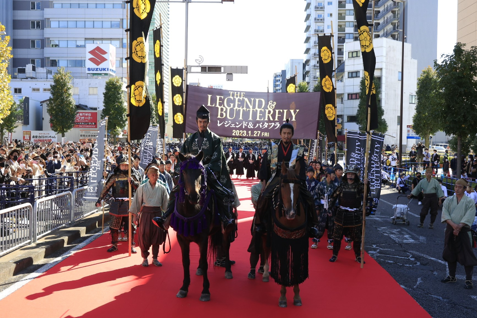 『岐阜市産業・農業祭～ぎふ信長まつり～』信長公騎馬武者行列