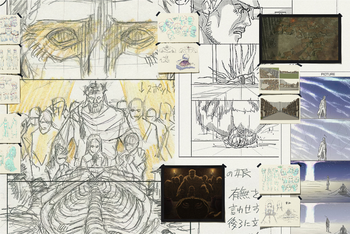 ウォールアート　新宿 （C）諫山創・講談社／「進撃の巨人」The Final Season製作委員会