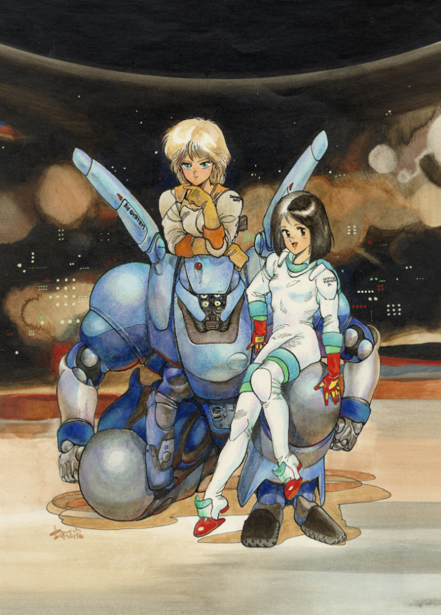 士郎正宗展公式原画集『Shirow Masamune Artworks in the Shell』より