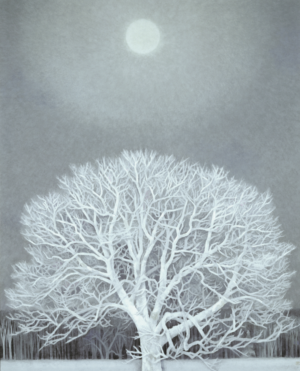 《冬華》1964年、東山魁夷、東京国立近代美術館蔵