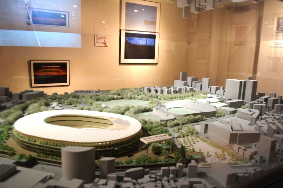 「スポーツの聖地 外苑：青山」 期間限定で新国立競技場の完成模型も特別展示