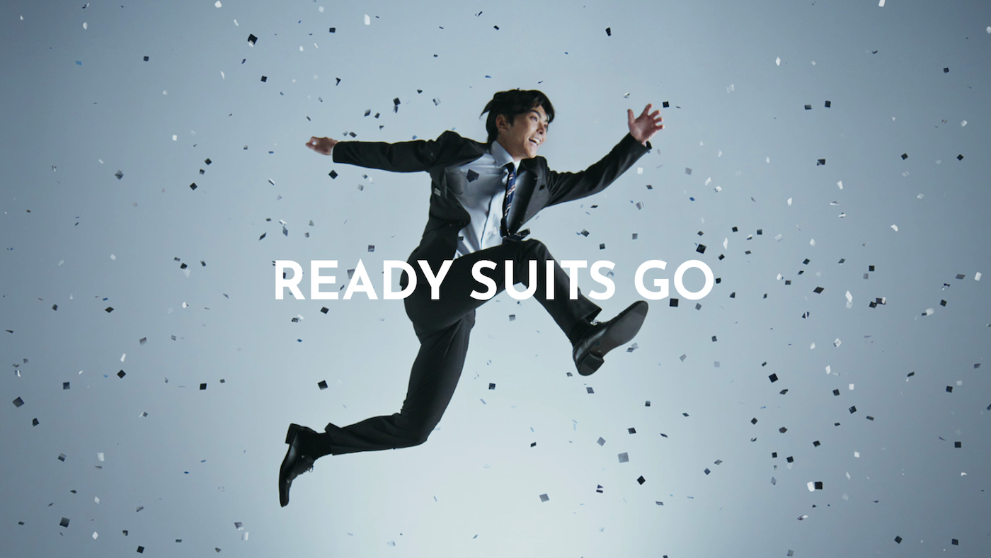 「READY SUITS GO」キーヴィジュアル