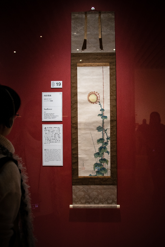《向日葵図》弘化4年（1847） シンシナティ美術館