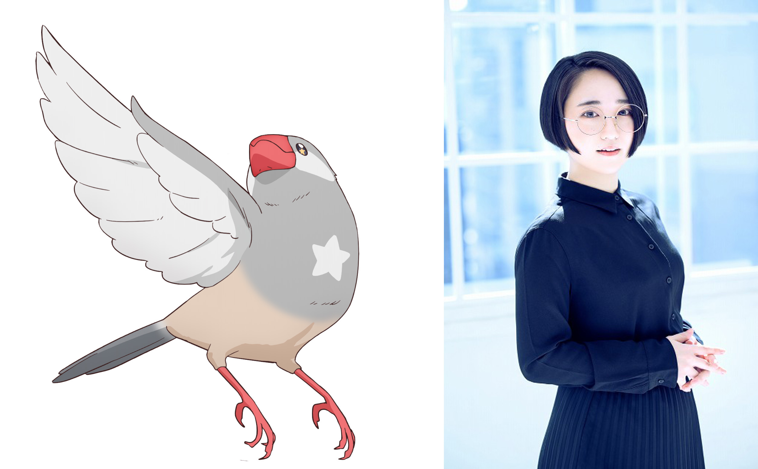 ピーちゃん CV：悠木碧 （c）2024 ぶんころり,カントク/KADOKAWA/佐々木とピーちゃん