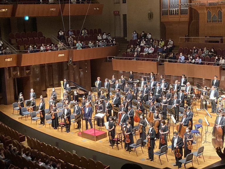 いちばん最近二人が揃った演奏会「第268回定期演奏会 」（2022.10.14　ザ・シンフォニーホール） 　写真提供：日本センチュリー交響楽団
