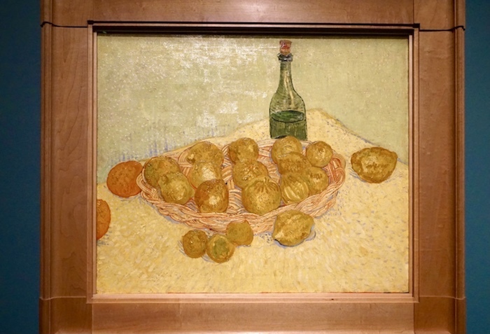 フィンセント・ファン・ゴッホ《レモンの籠と瓶》1888年5月、クレラー=ミュラー美術館