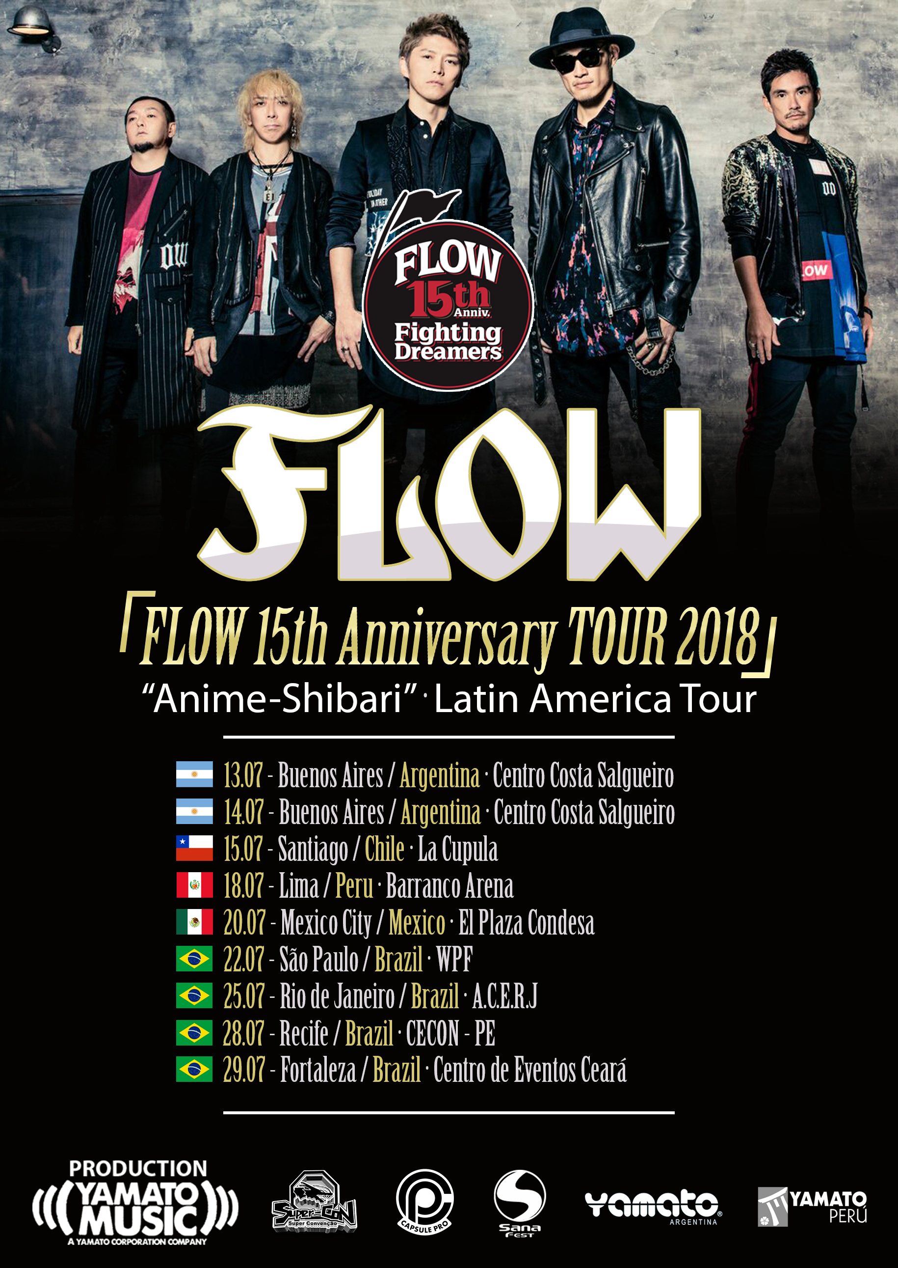 Flow アニメ主題歌21曲を引っさげて中南米ツアーを開催 Spice エンタメ特化型情報メディア スパイス