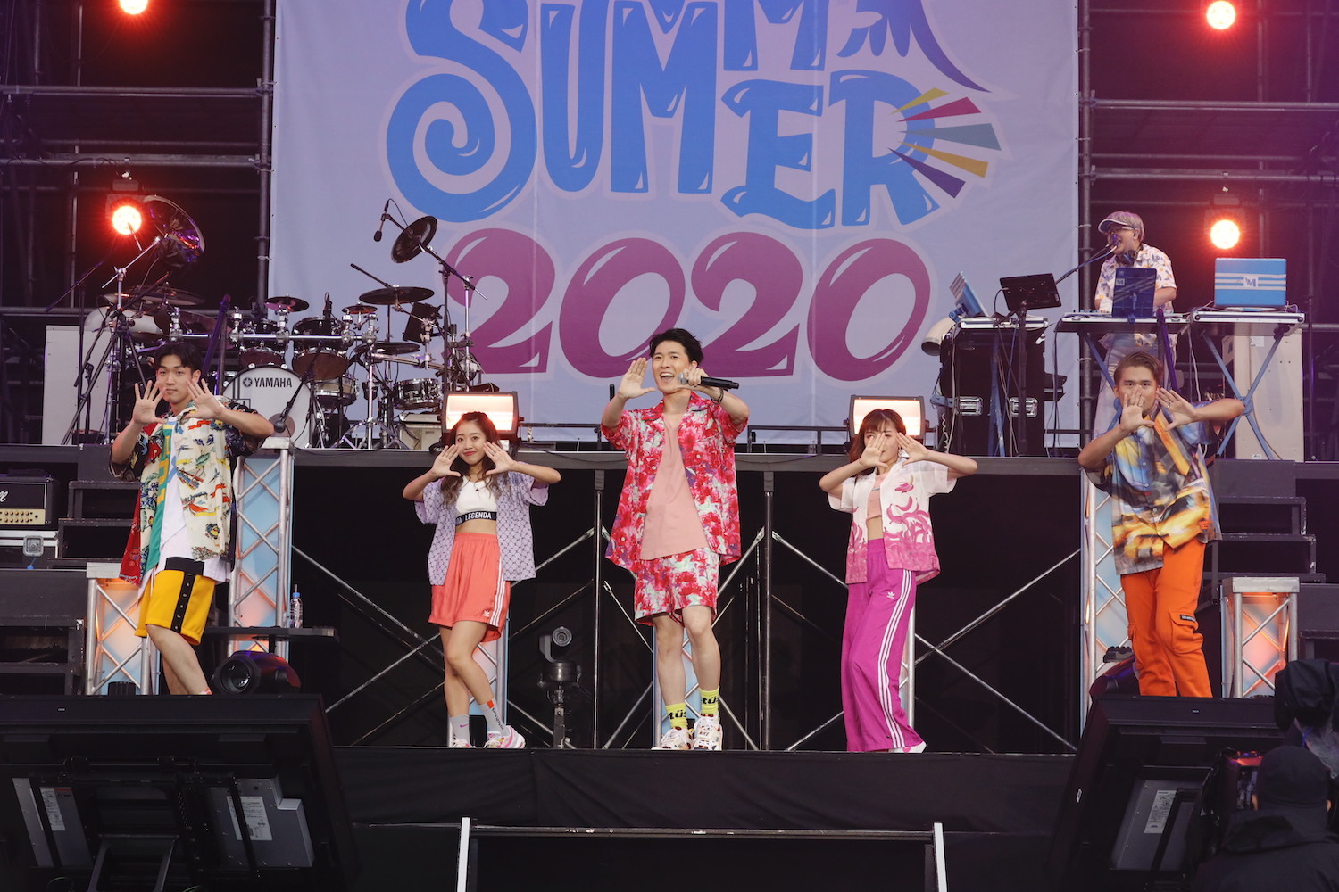 ▲おれパラPRESENTS ORE!!SUMMER 2020ライブ写真（カメラマン：草刈雅之）
