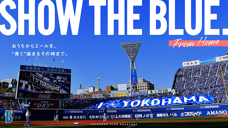 横浜スタジアムでの試合開催時に、ライトスタンドで掲出されるビッグフラッグ用の写真を募集 (C)YDB