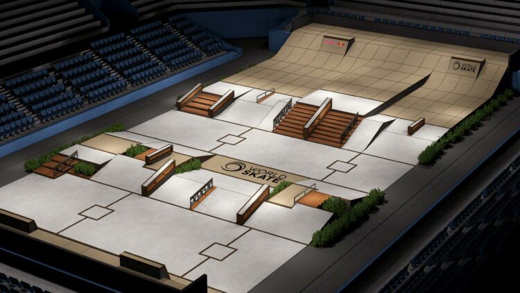 『ワールドスケートボードストリート世界選手権2023東京』のコースデザインが公開された