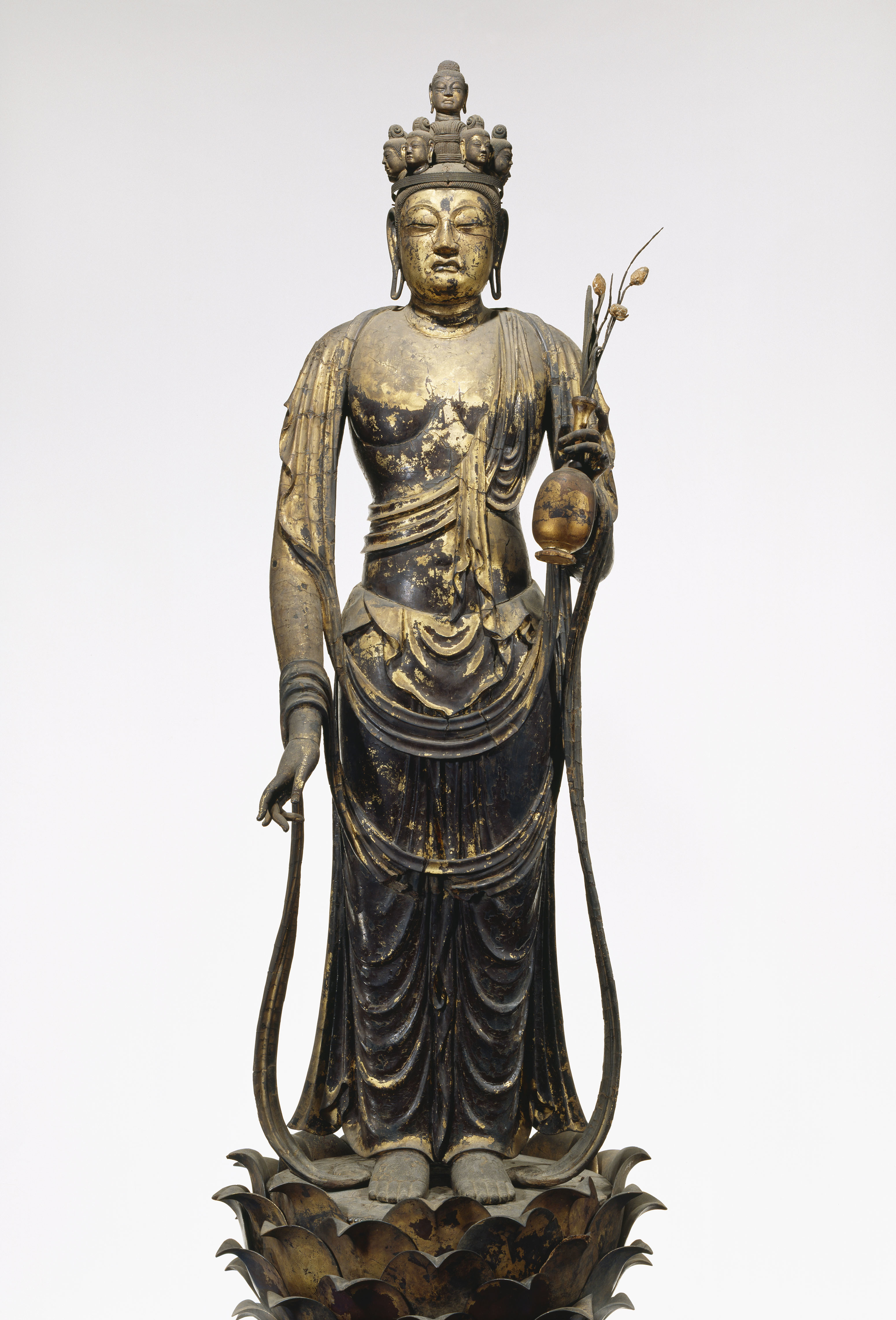 国宝 「十一面観音菩薩立像」 奈良時代・8世紀 奈良・聖林寺蔵