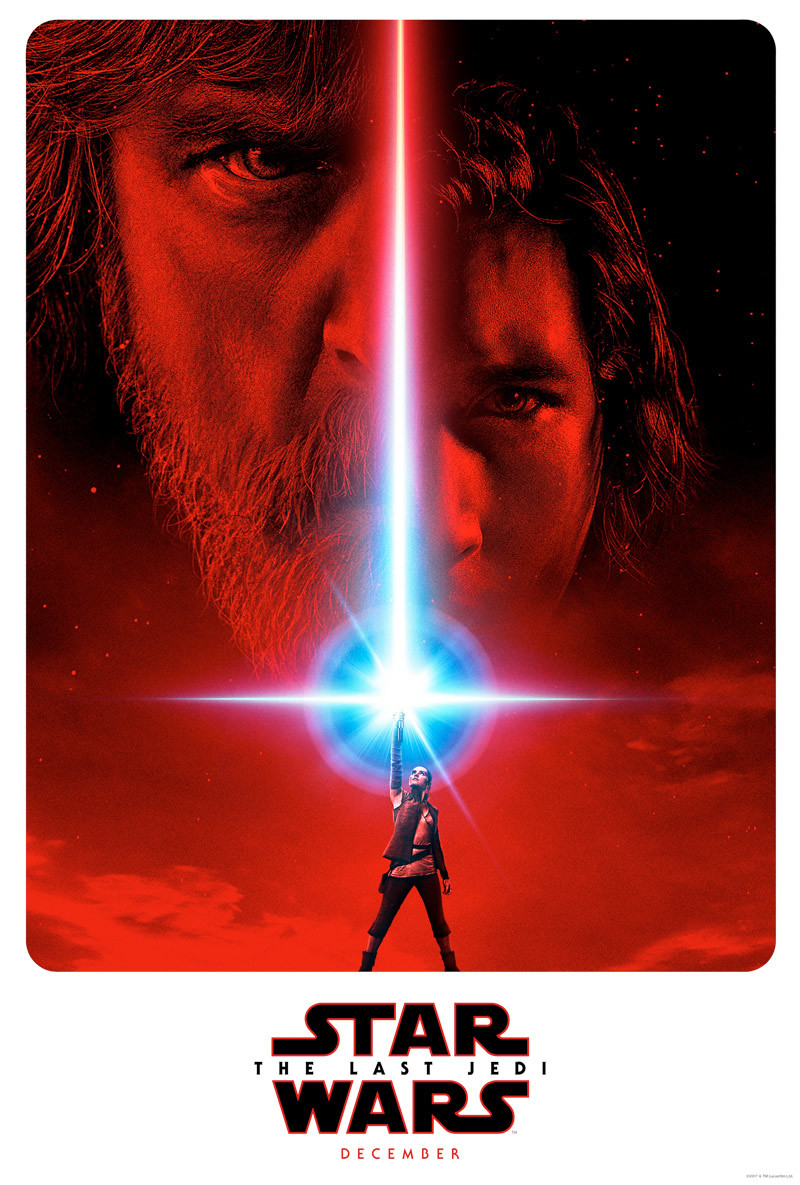 映画『スター・ウォーズ／最後のジェダイ』US版ポスタービジュアル （C）2017 Lucasfilm Ltd. & TM. All Rights Reserved