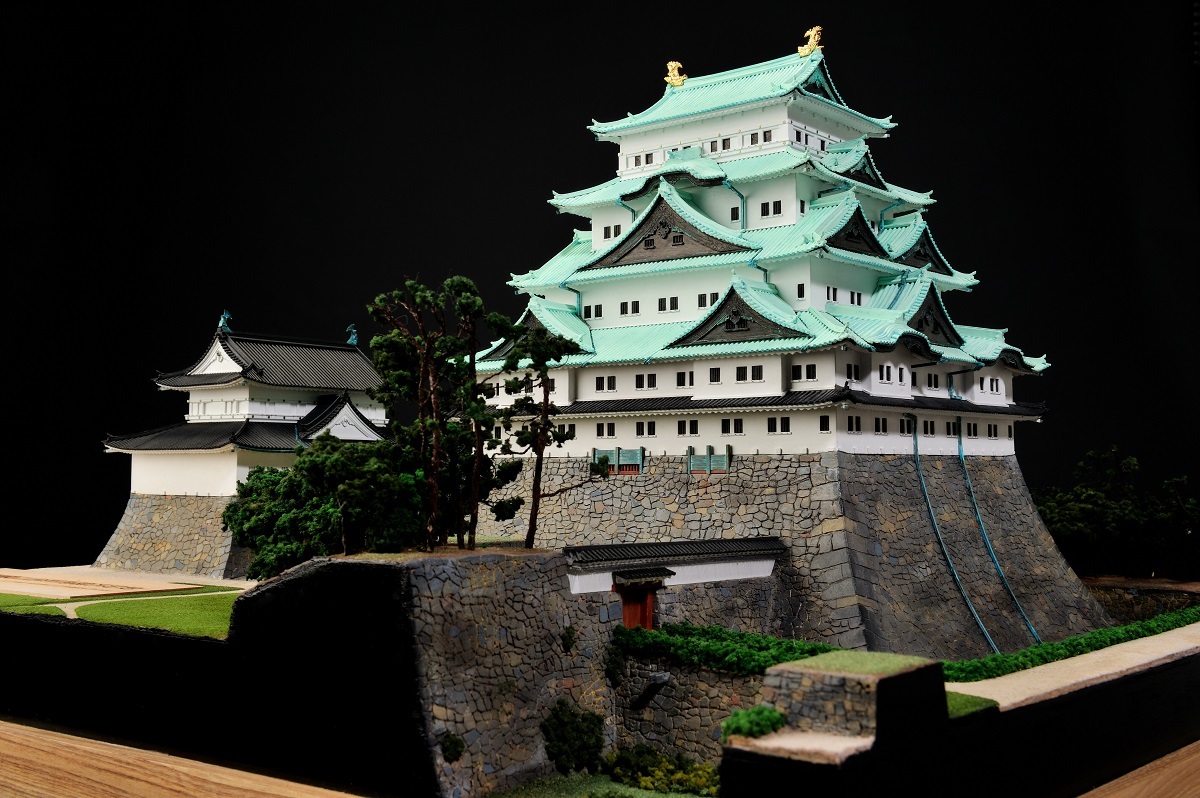 模型作家 中上義邦氏製作「名古屋城の模型」