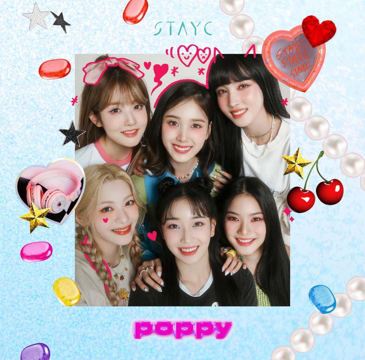 STAYC シングル「POPPY」通常ジャケット