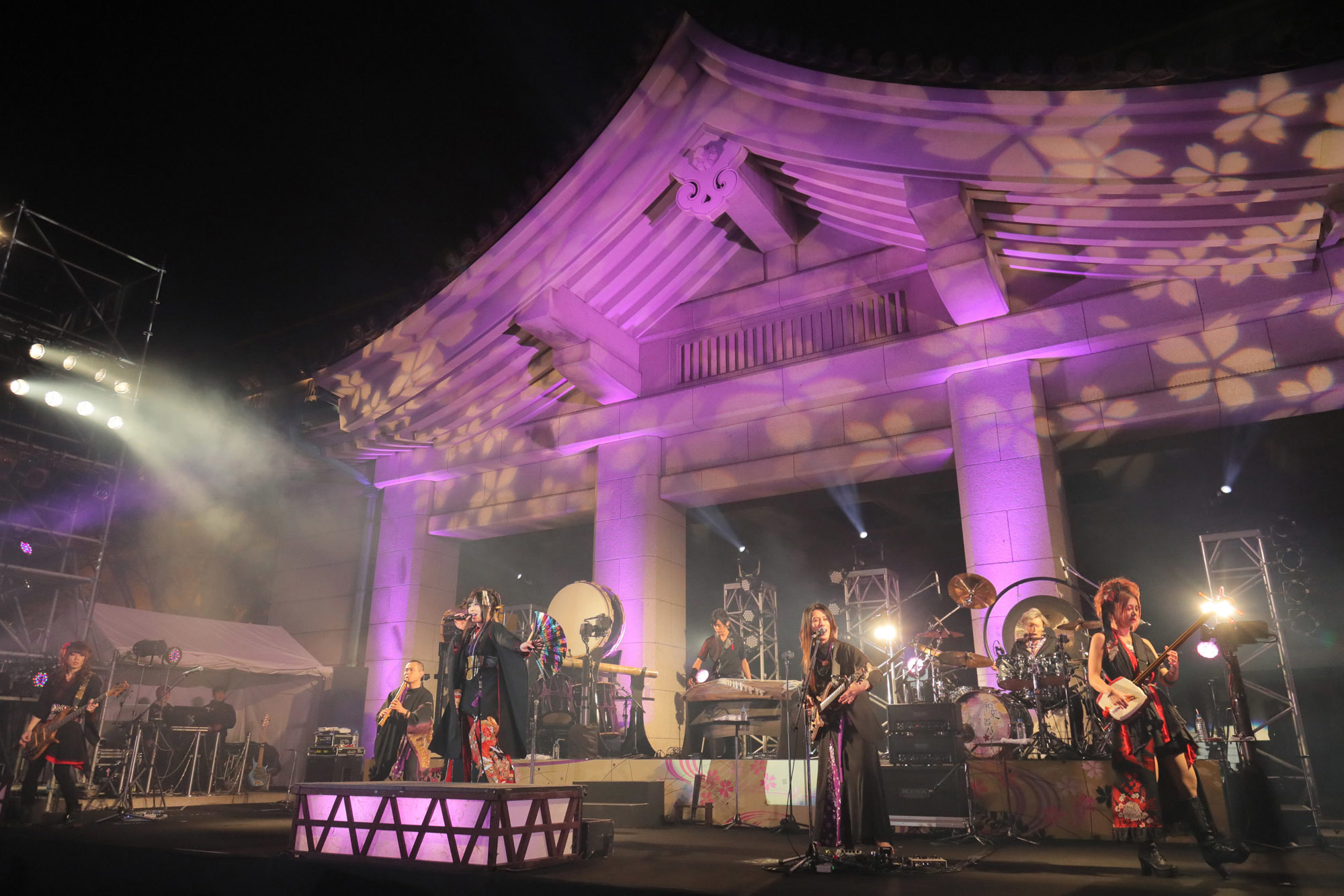 和楽器バンドフリーライブ　東京国立博物館