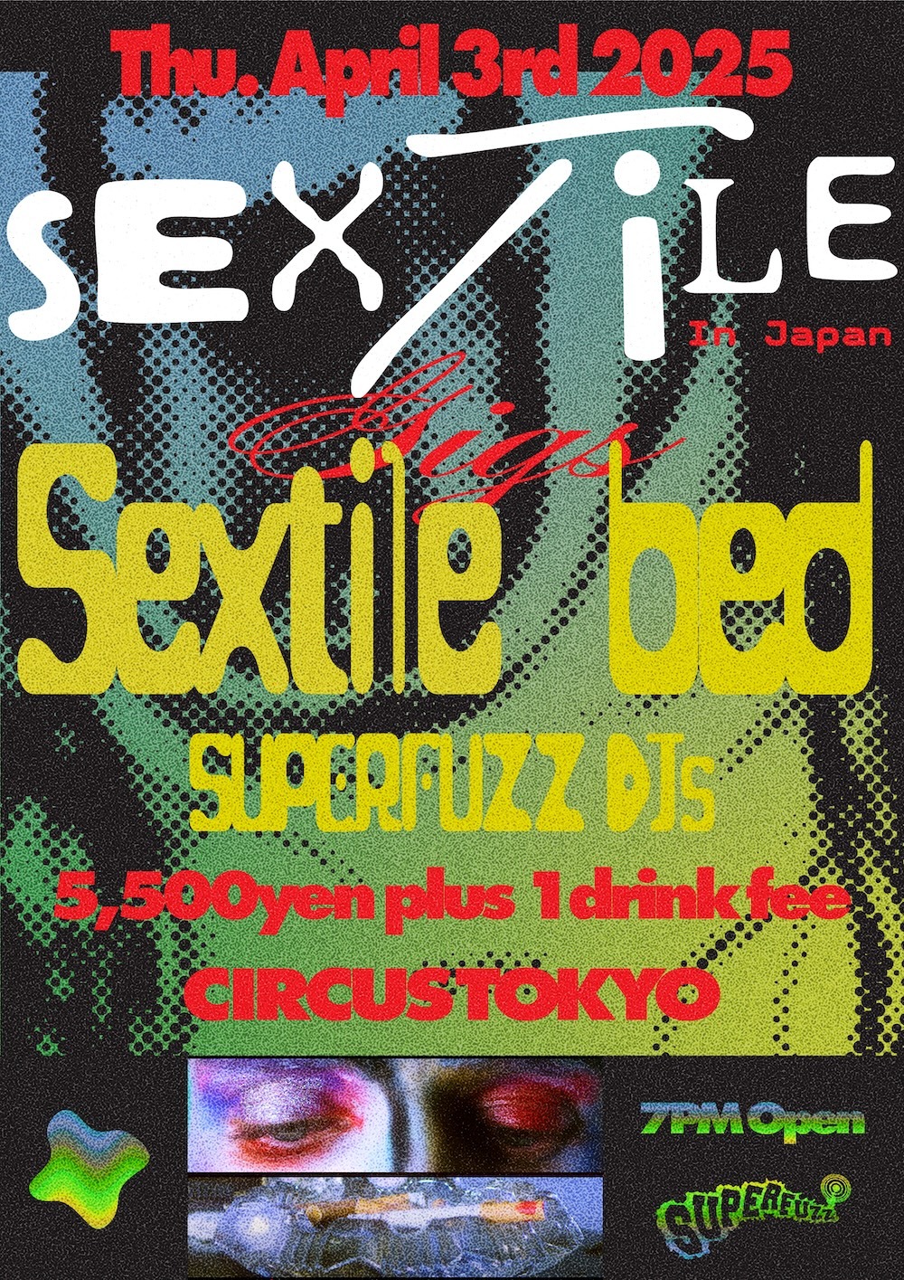 SUPERFUZZ Presents  Sextile in Japan