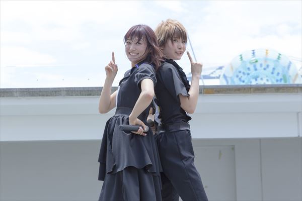 茜屋日海夏、澁谷梓希ペア Photo:KOSUKE USHIZIMA