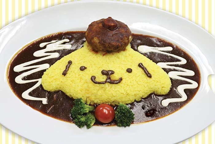 ポムポムプリンのハッシュドビーフライス （C）'76,'91,'96,'05,'16 SANRIO