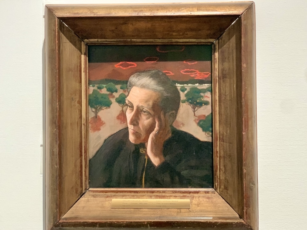 アクセリ・ガッレン＝カッレラ《画家の母》1896年、スウェーデン国立美術館