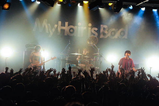 My Hair is Bad「ホームランツアー 2016」東京・LIQUIDROOM公演の様子。（Photo by MASANORI FUJIKAWA）