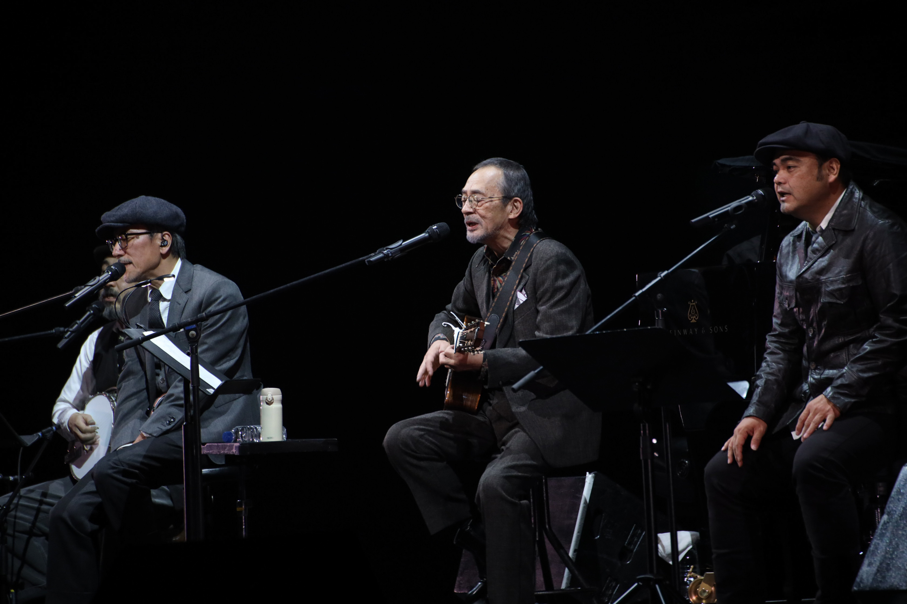 高橋幸宏、小坂忠、BEGIN Photo by 三浦麻旅子
