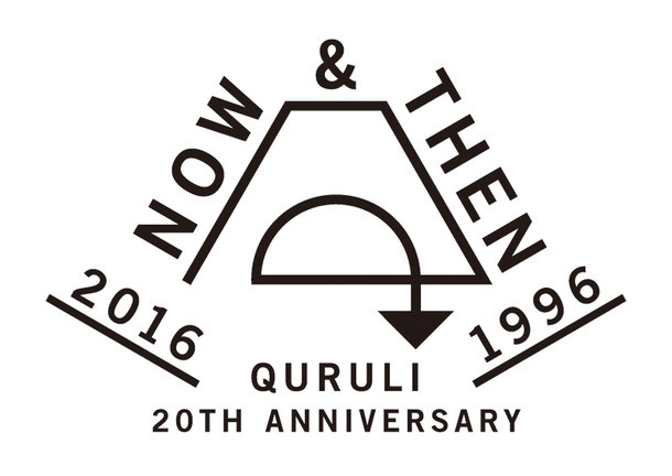 「くるり 20th ANNIVERSARY『NOW AND THEN』」ロゴ