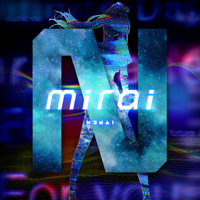 Kizuna AI（キズナアイ）「mirai（Prod. ☆Taku Takahashi）」配信ジャケット (c)Kizuna AI / upd8 music