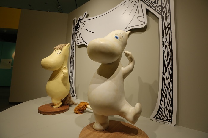 「ムーミン コミックス展」会場風景 （C）Moomin Characters™