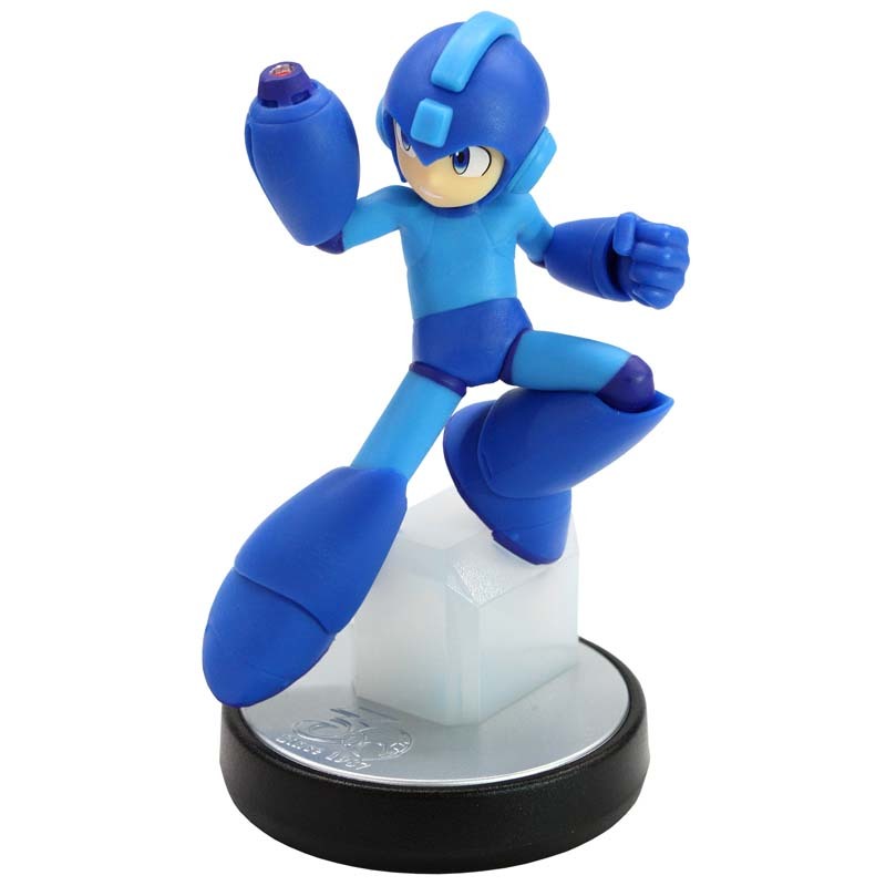 amiibo ロックマン　台座部分に30周年ロゴが刻印