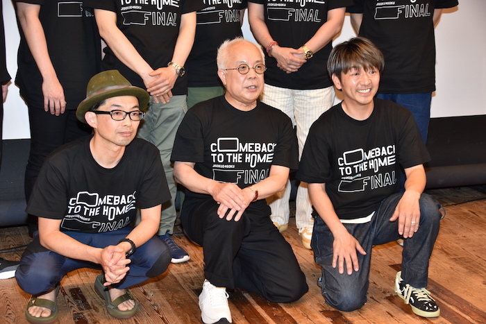 細川徹、小堺一機、川本成（左から）