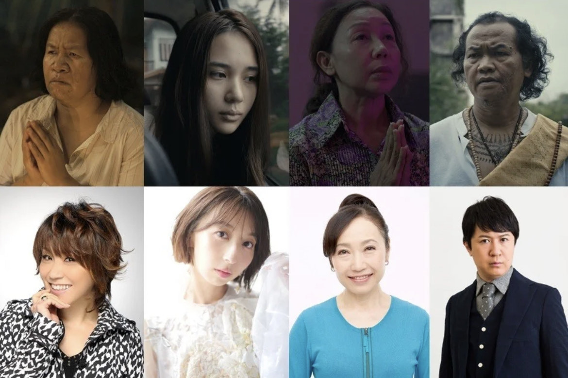 下段左から、松本梨香、飯田里穂、高島雅羅、杉田智和 （C）2021 SHOWBOX AND NORTHERN CROSS ALL RIGHTS RESERVED.