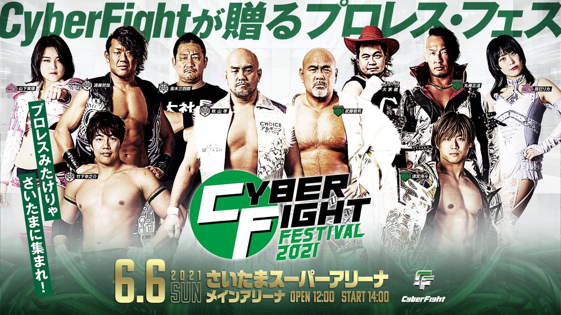 『CyberFight Festival 2021』の特設サイト