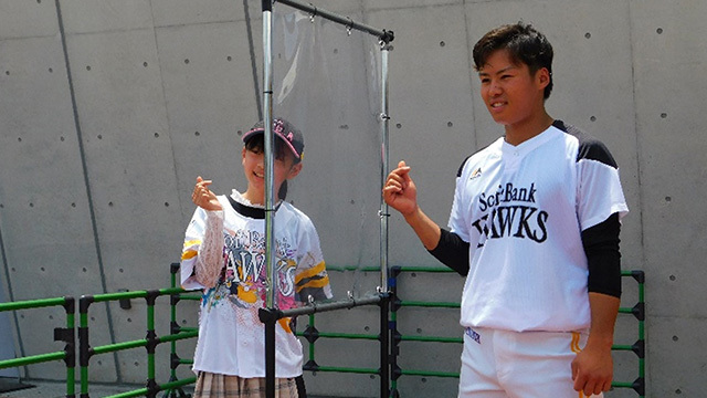 選手写真撮影　※写真はイメージ