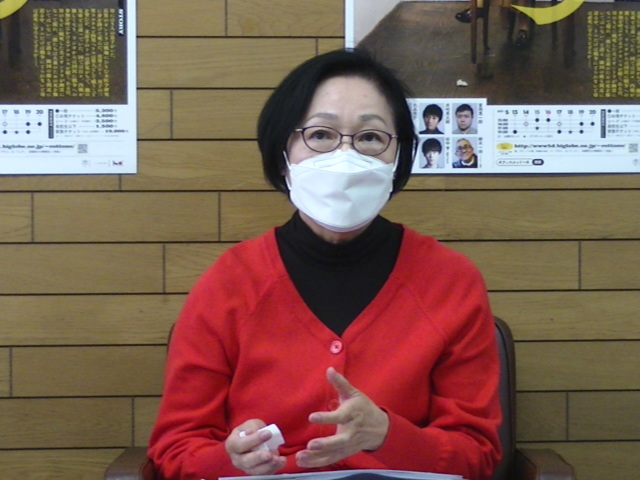 オフィスコットーネプロデュース『母 MATKA』母を演じる増子倭文江。