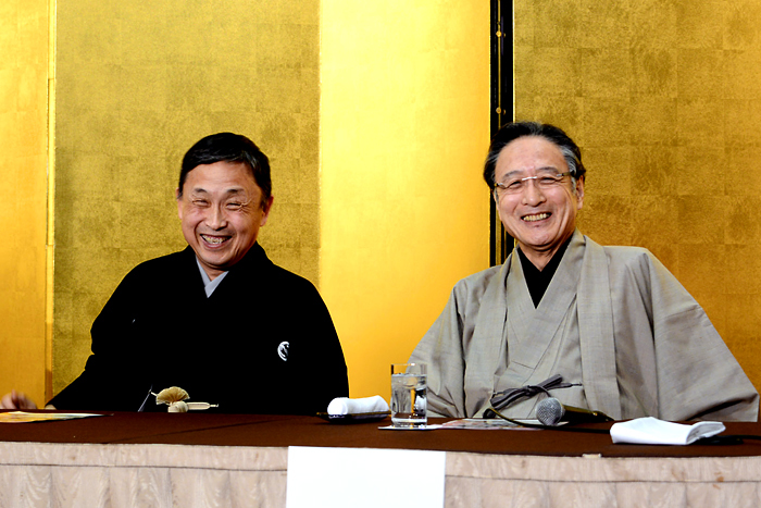 (左から)中村雀右衛門、片岡仁左衛門