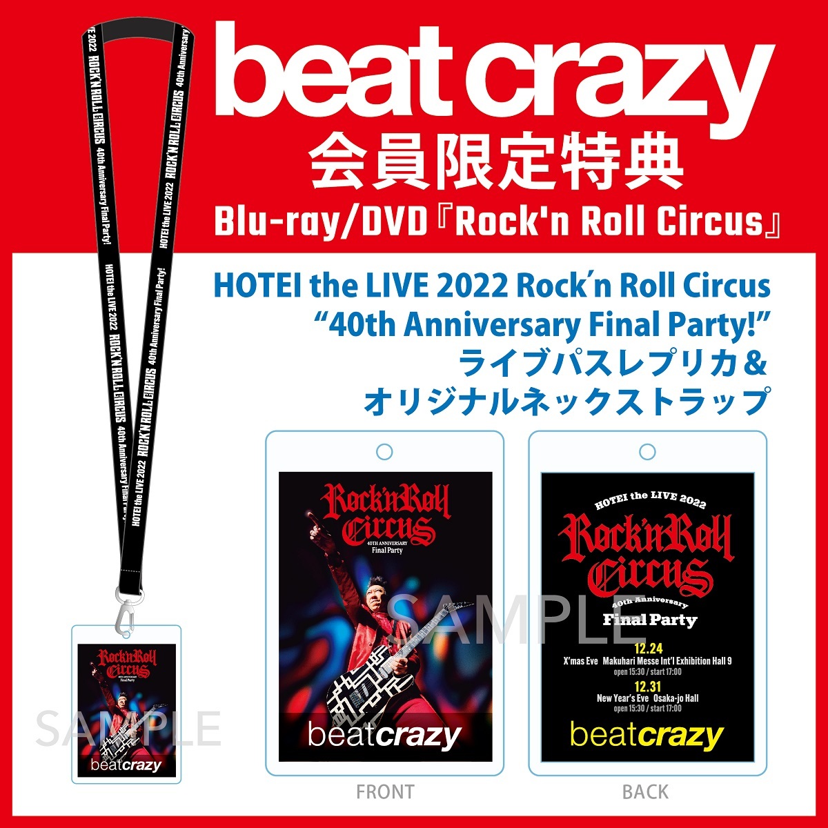 レビューで送料無料】 布袋寅泰 Rock'n Roll 2CD Blu-ray Circus 