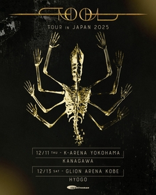 TOOL、単独としては約19年振りとなる来日公演が決定　Kアリーナ横浜、GLION ARENA KOBEにて開催