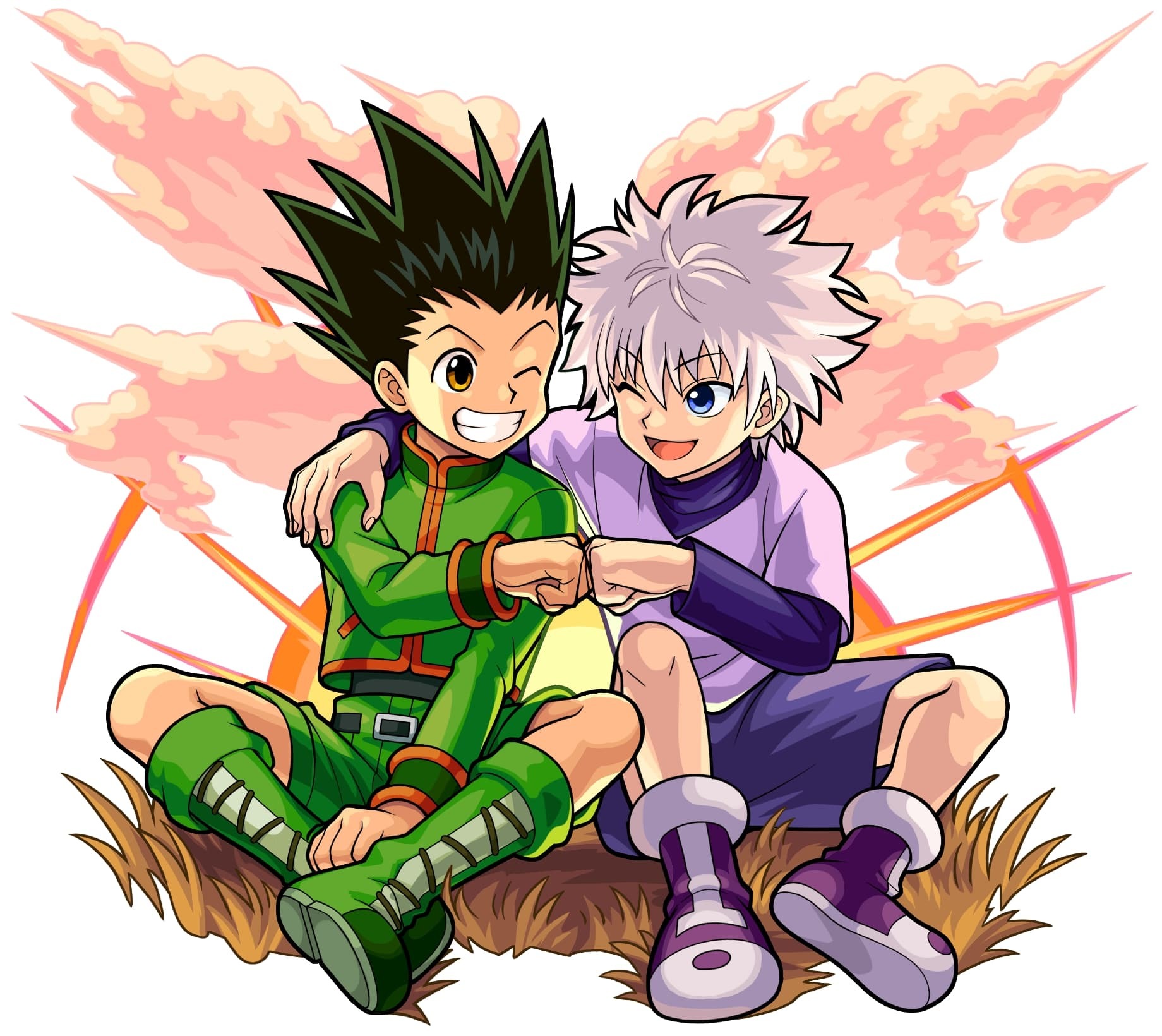 Хантер х хантер киллуа и гон. HXH Гон и Киллуа. Hunter x Hunter Гон и Киллуа.