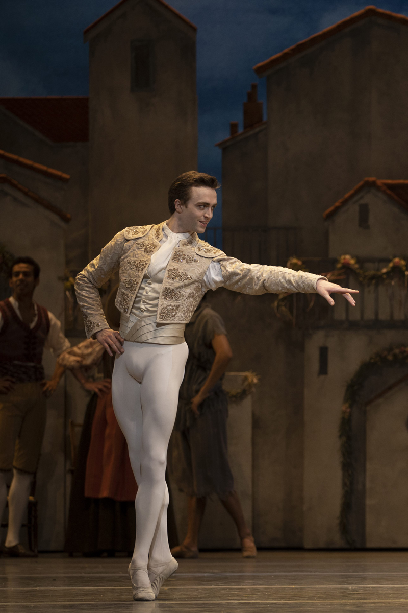 Matthew Ball as Basilio in Don Quixote 