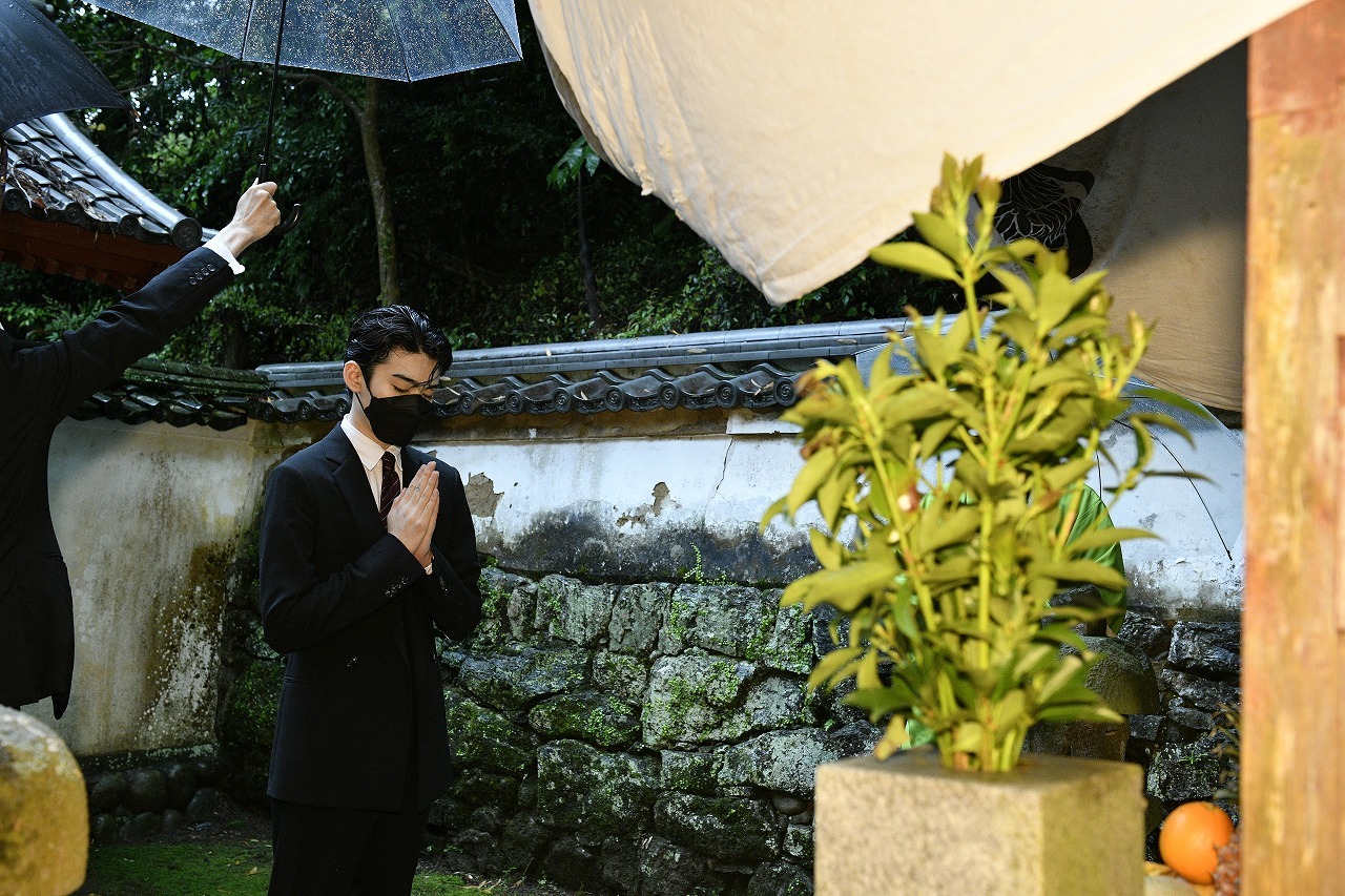 清瀧寺にて