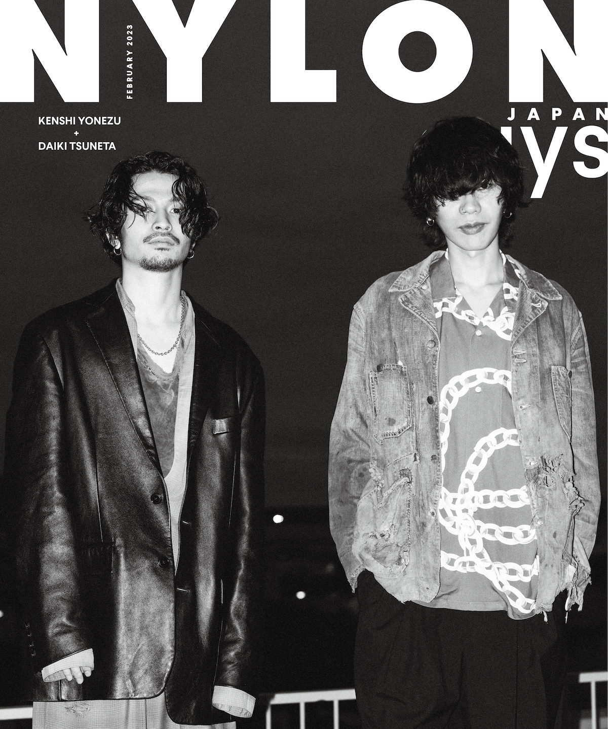 『NYLON』米津玄師&常田大希 W表紙