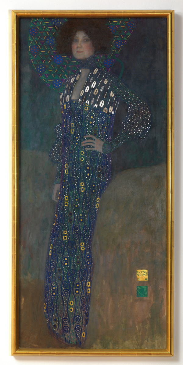 グスタフ・クリムト ≪エミーリエ・フレーゲの肖像≫ 1902 年 ウィーン･ミュージアム蔵 (C)Wien Museum Foto: Peter Kainz