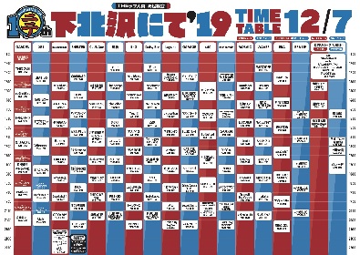 THEラブ人間決起集会『下北沢にて’19』最終出演者＆タイムテーブルを公開