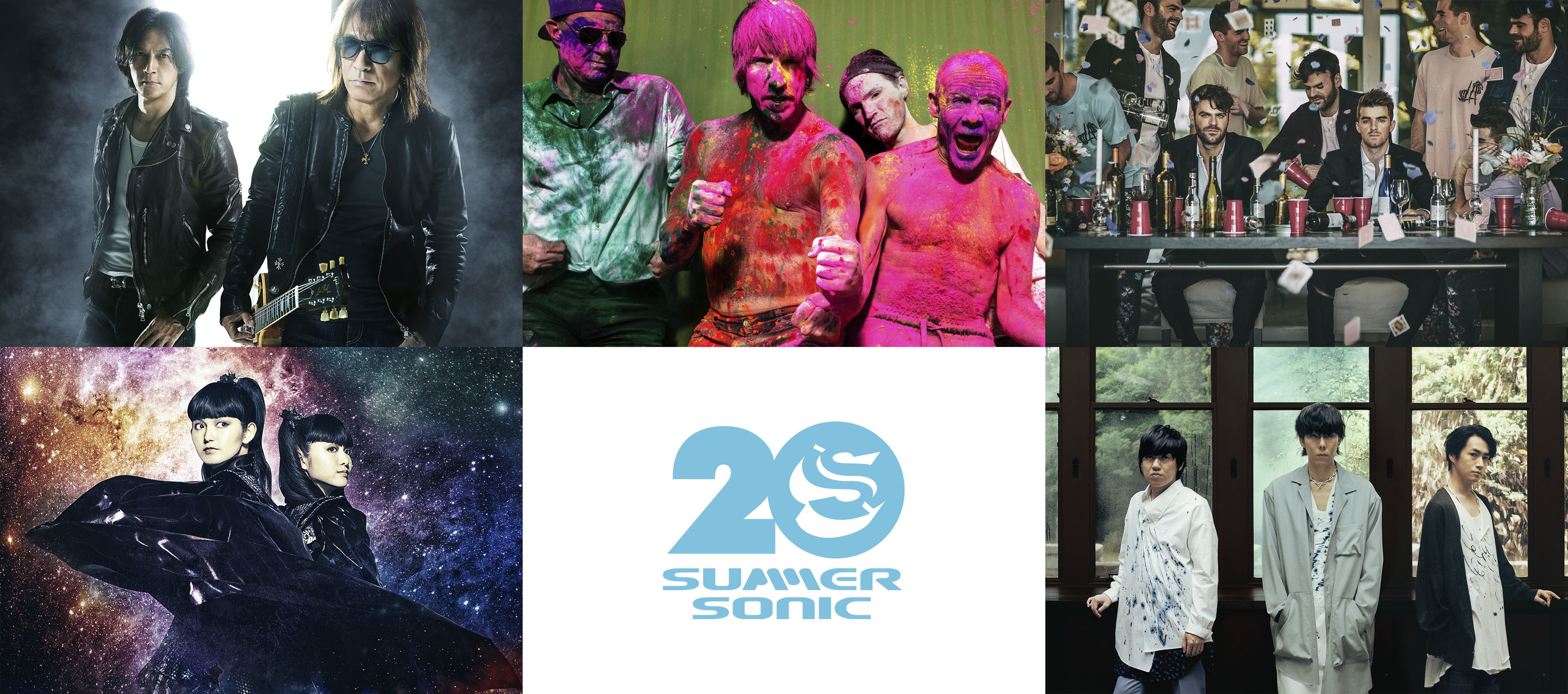 B'z、レッチリ、ザ・チェインスモーカーズら 『SUMMER SONIC 2019』WOWOWでの放送アーティストを発表 | SPICE -  エンタメ特化型情報メディア スパイス