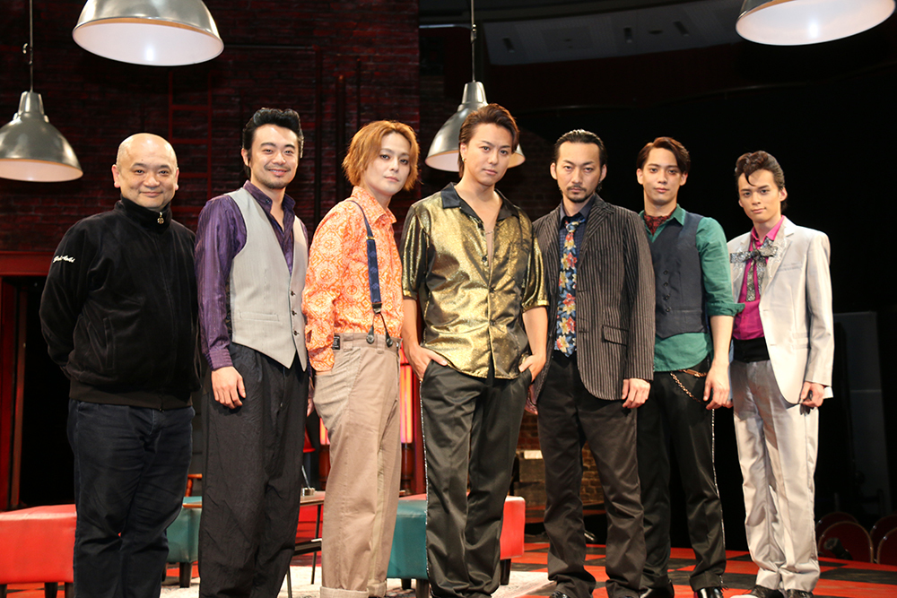 （左から）青木 豪、尾上寛之、木村 了、TAKAHIRO、波岡一喜、味方良介、横田龍儀