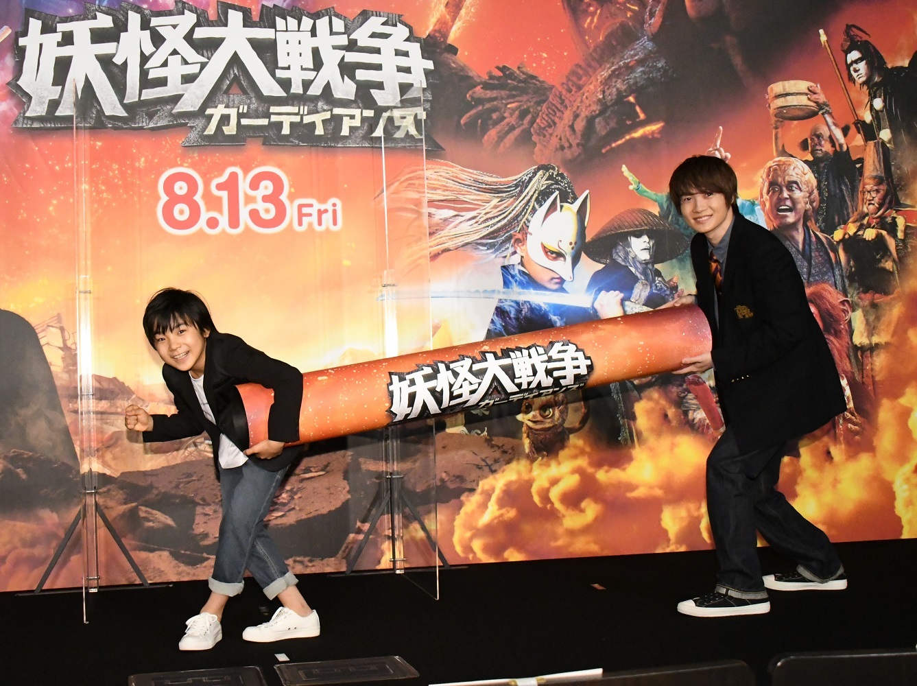 バトンタッチセレモニーより （C）2021『妖怪大戦争』ガーディアンズ