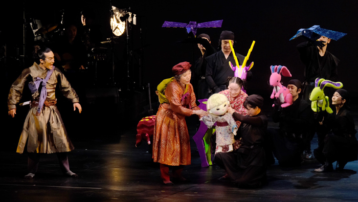 ダンス×人形劇『ひなたと月の姫』