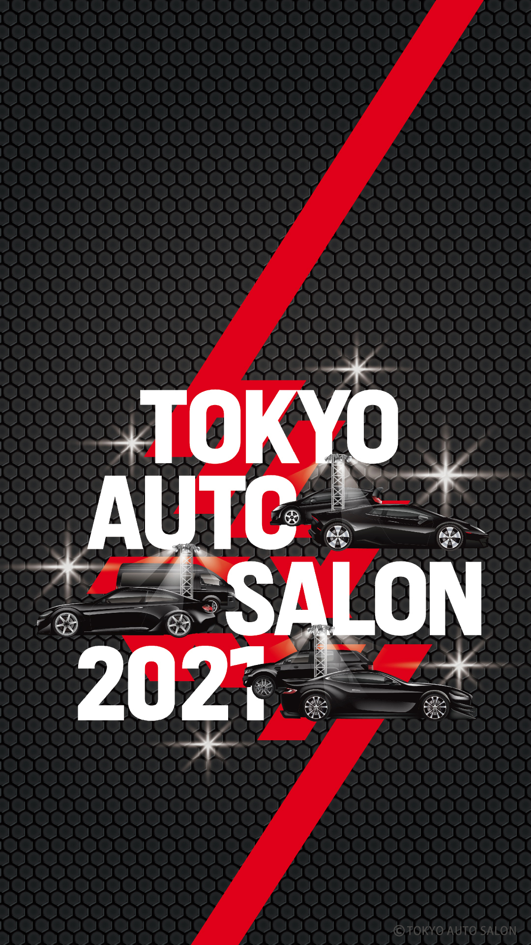 東京オートサロン2021 キービジュアルのスマートフォン用壁紙