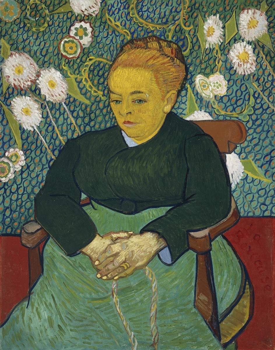 フィンセント・ファン・ゴッホ《子守唄、ゆりかごを揺らすオーギュスティーヌ・ルーラン夫人》1889年 92.7cm x 72.7cm 油彩、カンヴァス Bequest of John T. Spaulding, 48.548 Photograph © 2017 Museum of Fine Arts, Boston